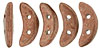 CzechMates Crescent 10 x 3mm : ColorTrends: Saturated Metallic Copper