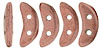 CzechMates Crescent 10 x 3mm : ColorTrends: Saturated Metallic Lt Copper