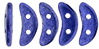 CzechMates Crescent 10 x 3mm : ColorTrends: Saturated Metallic Lapis Blue