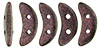 CzechMates Crescent 10 x 3mm : Polychrome - Rose