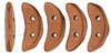 CzechMates Crescent 10 x 3mm : Matte - Metallic Antique Copper