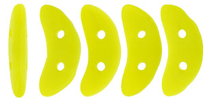 CzechMates Crescent 10 x 3mm : Matte - Chartreuse