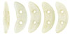 CzechMates Crescent 10 x 3mm : Luster - Opaque Champagne