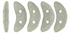 CzechMates Crescent 10 x 3mm : ColorTrends: Opaque Lilac Gray