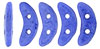 CzechMates Crescent 10 x 3mm : ColorTrends: Opaque Snorkel Blue