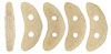 CzechMates Crescent 10 x 3mm : ColorTrends: Opaque Iced Coffee