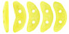CzechMates Crescent 10 x 3mm : ColorTrends: Opaque Buttercup