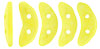 CzechMates Crescent 10 x 3mm : ColorTrends: Opaque Buttercup