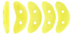 CzechMates Crescent 10 x 3mm : ColorTrends: Opaque Buttercup