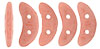 CzechMates Crescent 10 x 3mm : ColorTrends: Opaque Fiesta