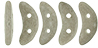 CzechMates Crescent 10 x 3mm : ColorTrends: Opaque Sharkskin