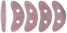 CzechMates Crescent 10 x 3mm : ColorTrends: Opaque Dusty Cedar