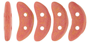 CzechMates Crescent 10 x 3mm : Pacifica - Strawberry