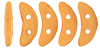 CzechMates Crescent 10 x 3mm : Pacifica - Tangerine