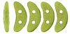 CzechMates Crescent 10 x 3mm : Pacifica - Avocado