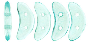 CzechMates Crescent 10 x 3mm : ColorTrends: Transparent Limpet Shell