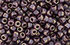 Matubo 3-Cut Seed Bead 6/0 Tube 2.5" : Rosaline Luster - Opaque Amethyst