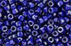 Matubo 3-Cut Seed Bead 6/0 Tube 2.5" : Rosaline Luster - Opaque Blue