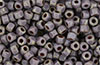 Matubo 3-Cut Seed Bead 6/0 : Opaque Lt Amethyst - Picasso