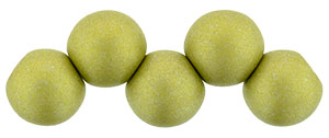 Top Hole Round 6mm : ColorTrends: Satin Metallic Chartruese