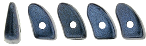 Prong 6 x 3mm Tube 2.5" : Metallic Suede - Dk Blue