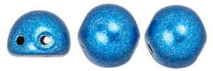CzechMates Cabochon 7mm : ColorTrends: Saturated Metallic Nebulas Blue
