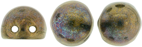 CzechMates Cabochon 7mm Tube 2.5" : Oxidized Bronze