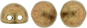 CzechMates Cabochon 7mm : ColorTrends: Saturated Metallic Warm Taupe