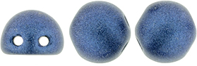 CzechMates Cabochon 7mm Tube 2.5" : Metallic Suede - Blue