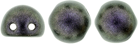 CzechMates Cabochon 7mm : Polychrome - Black Currant