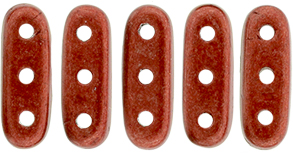 CzechMates Beam 10 x 3mm : ColorTrends: Saturated Metallic Aurora Red
