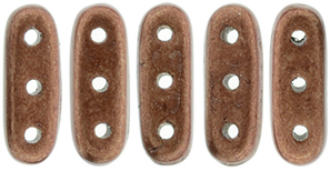 CzechMates Beam 10 x 3mm : ColorTrends: Saturated Metallic Potter's Clay