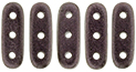 CzechMates Beam 10 x 3mm : Metallic Suede - Dk Plum