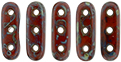 CzechMates Beam 10 x 3mm : Opaque Red - Picasso