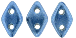 Czech beads,10-25 beads, CzechMates Bead 05A05 Saturated Metallic Little BOY BLUE 7mm Color Trends cab4 2 hole Cabochon