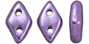 CzechMates Diamond 6.5 x 4mm Tube 2.5" : ColorTrends: Saturated Metallic Crocus Petal