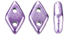 CzechMates Diamond 6.5 x 4mm : ColorTrends: Saturated Metallic Grapeade