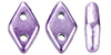 CzechMates Diamond 6.5 x 4mm Tube 2.5" : ColorTrends: Saturated Metallic Grapeade