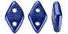 CzechMates Diamond 6.5 x 4mm Tube 2.5" : ColorTrends: Saturated Metallic Evening Blue