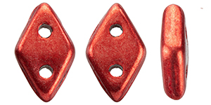 CzechMates Diamond 6.5 x 4mm : ColorTrends: Saturated Metallic Cranberry