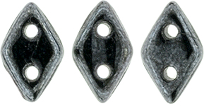 CzechMates Diamond 6.5 x 4mm : Hematite