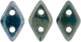 CzechMates Diamond 6.5 x 4mm Tube 2.5" : Oxidized Bronze