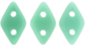 CzechMates Diamond 6.5 x 4mm Tube 2.5" : Turquoise
