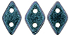 CzechMates Diamond 4x6.5mm : Polychrome - Indigo Orchid