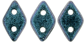 CzechMates Diamond 6.5 x 4mm Tube 2.5" : Polychrome - Indigo Orchid