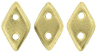 CzechMates Diamond 6.5 x 4mm : Matte - Metallic Flax