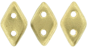 CzechMates Diamond 6.5 x 4mm Tube 2.5" : Matte - Metallic Flax