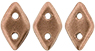 CzechMates Diamond 6.5 x 4mm : Matte - Metallic Copper