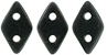 CzechMates Diamond 6.5 x 4mm : Matte - Jet