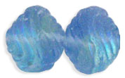 Shell 8 x 7mm : Matte - Blue/Lt Green